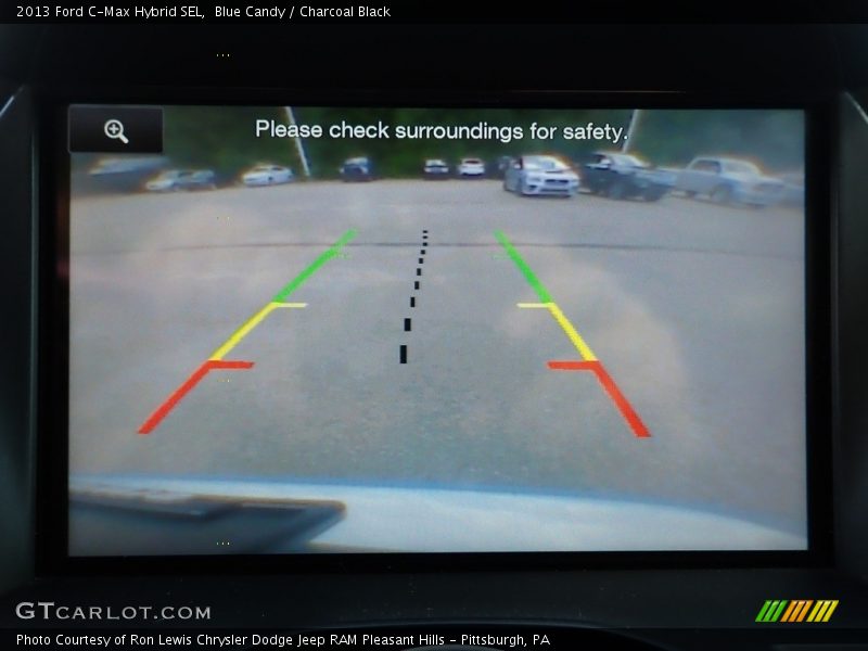 Blue Candy / Charcoal Black 2013 Ford C-Max Hybrid SEL
