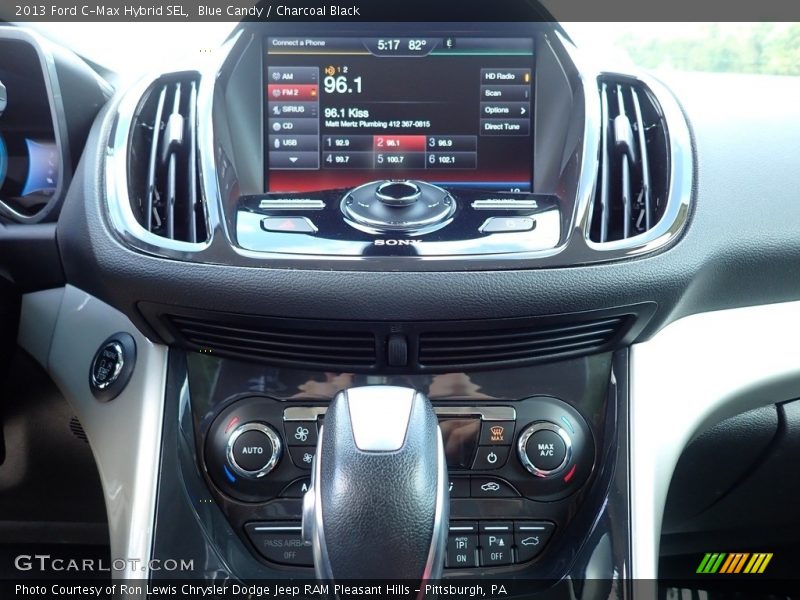 Blue Candy / Charcoal Black 2013 Ford C-Max Hybrid SEL