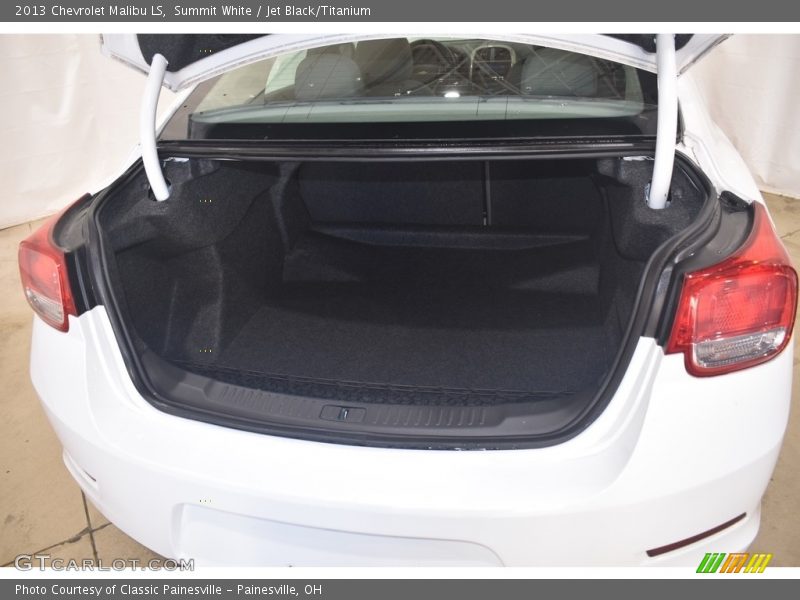 Summit White / Jet Black/Titanium 2013 Chevrolet Malibu LS