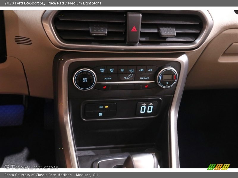 Race Red / Medium Light Stone 2020 Ford EcoSport SE