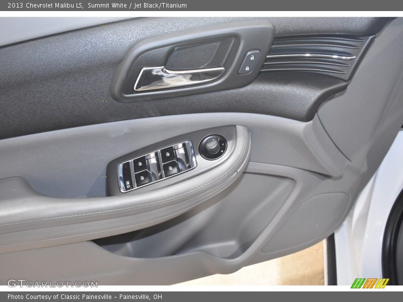 Summit White / Jet Black/Titanium 2013 Chevrolet Malibu LS