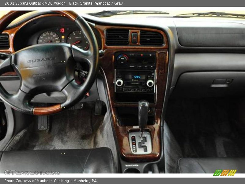 Black Granite Pearlcoat / Gray 2001 Subaru Outback VDC Wagon