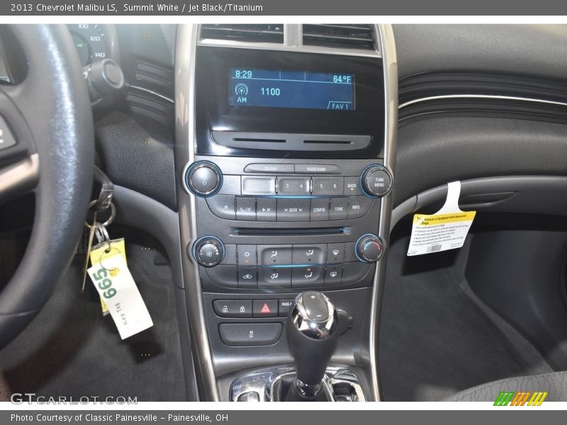 Summit White / Jet Black/Titanium 2013 Chevrolet Malibu LS