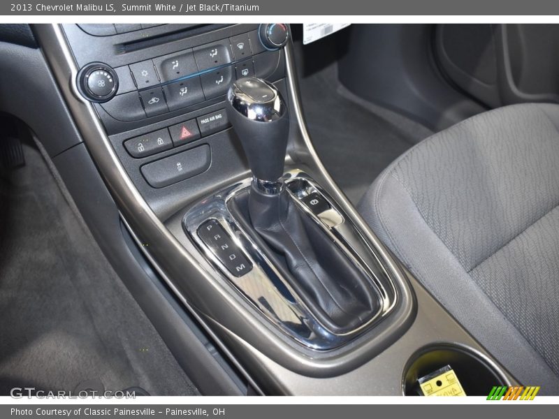 Summit White / Jet Black/Titanium 2013 Chevrolet Malibu LS