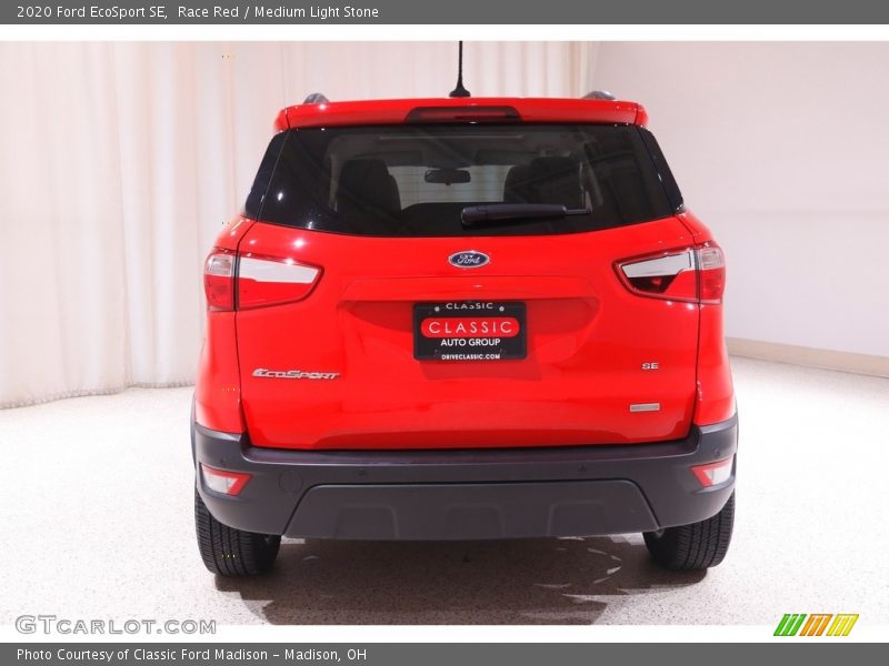 Race Red / Medium Light Stone 2020 Ford EcoSport SE