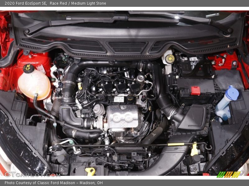 Race Red / Medium Light Stone 2020 Ford EcoSport SE