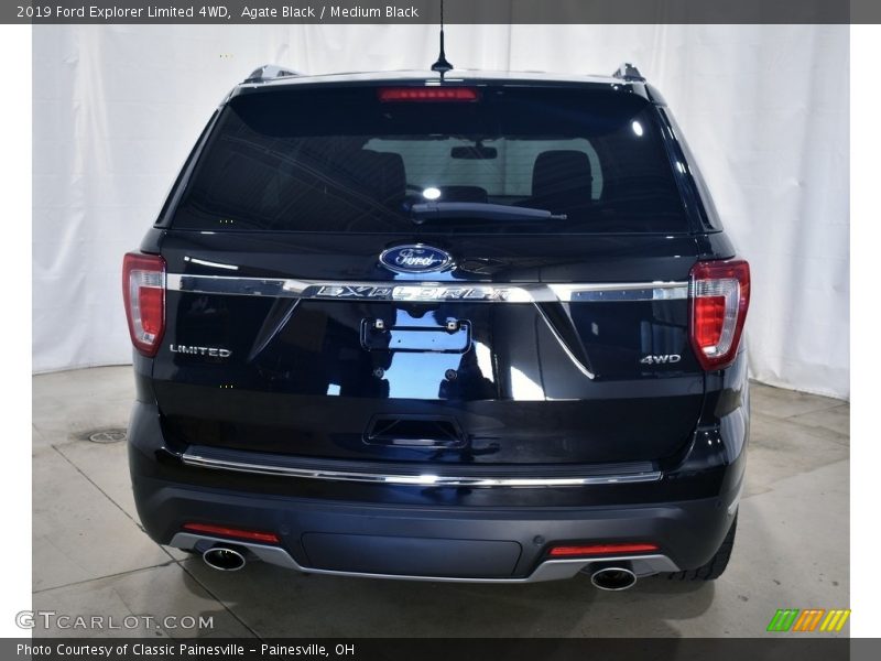 Agate Black / Medium Black 2019 Ford Explorer Limited 4WD