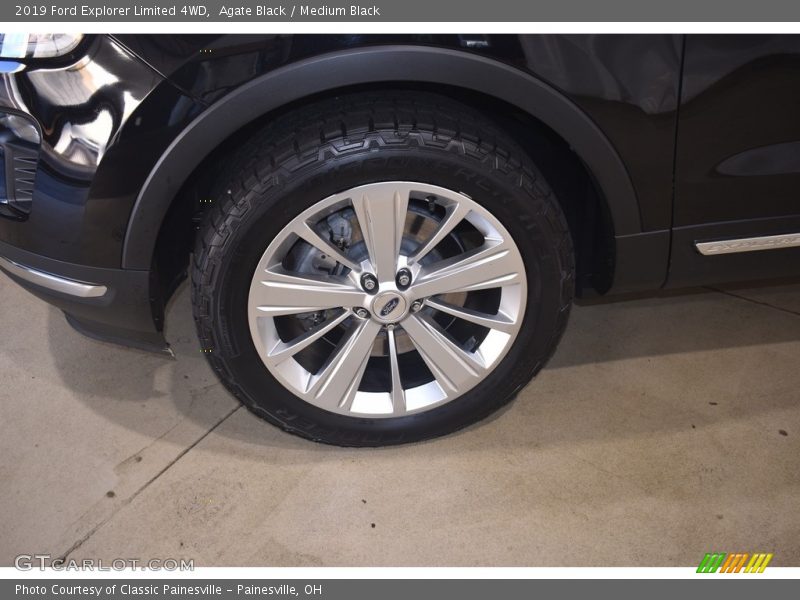 Agate Black / Medium Black 2019 Ford Explorer Limited 4WD