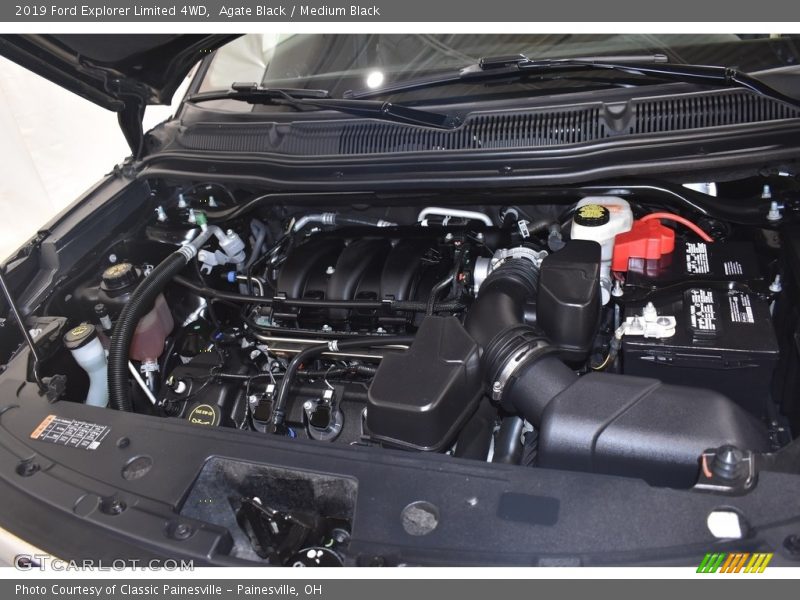 Agate Black / Medium Black 2019 Ford Explorer Limited 4WD