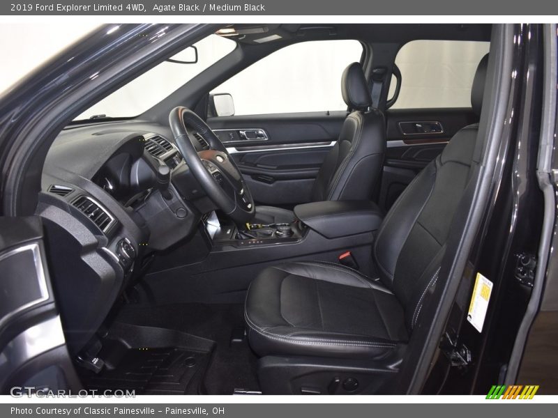 Agate Black / Medium Black 2019 Ford Explorer Limited 4WD