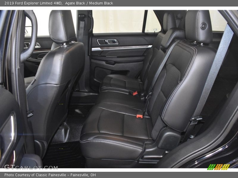 Agate Black / Medium Black 2019 Ford Explorer Limited 4WD