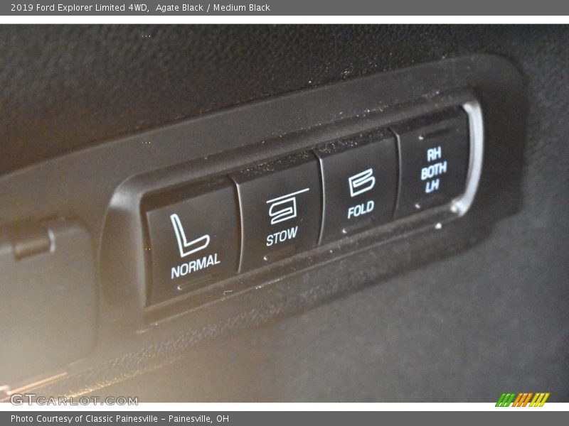 Agate Black / Medium Black 2019 Ford Explorer Limited 4WD