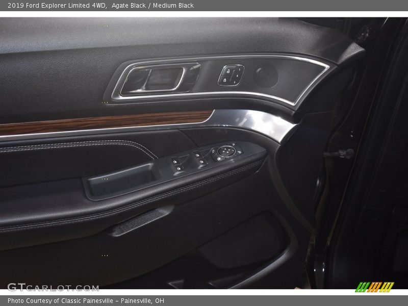 Agate Black / Medium Black 2019 Ford Explorer Limited 4WD