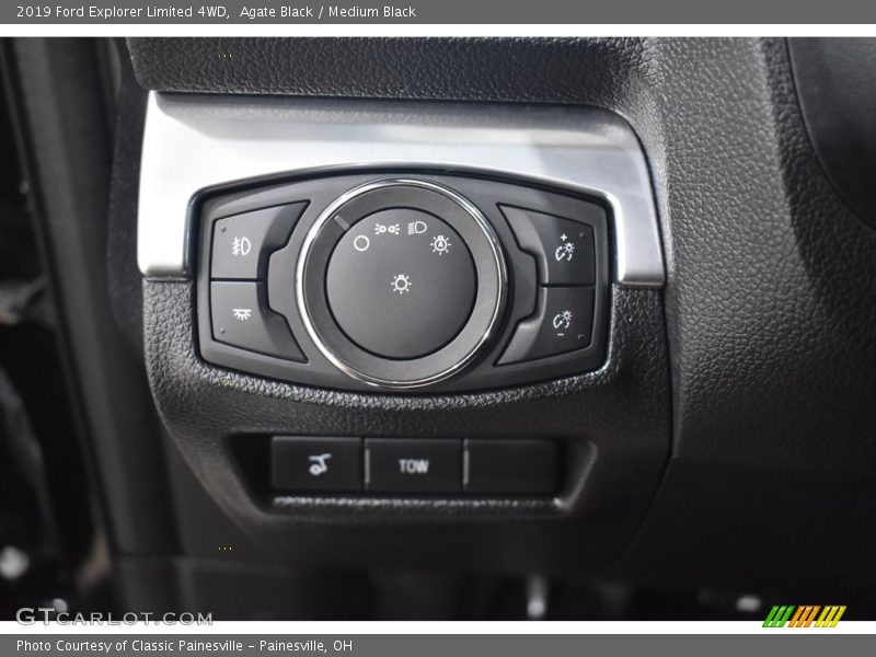 Agate Black / Medium Black 2019 Ford Explorer Limited 4WD