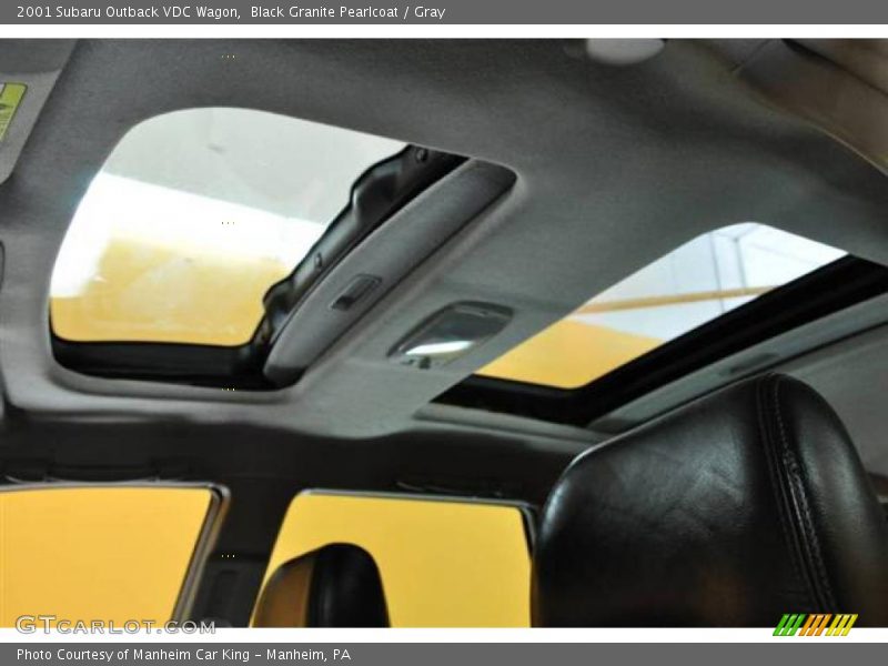 Black Granite Pearlcoat / Gray 2001 Subaru Outback VDC Wagon