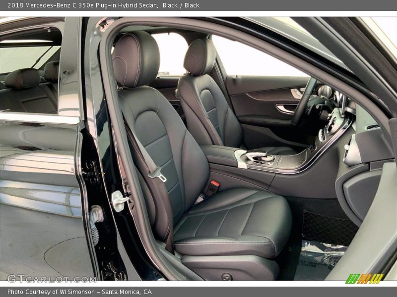Black / Black 2018 Mercedes-Benz C 350e Plug-in Hybrid Sedan