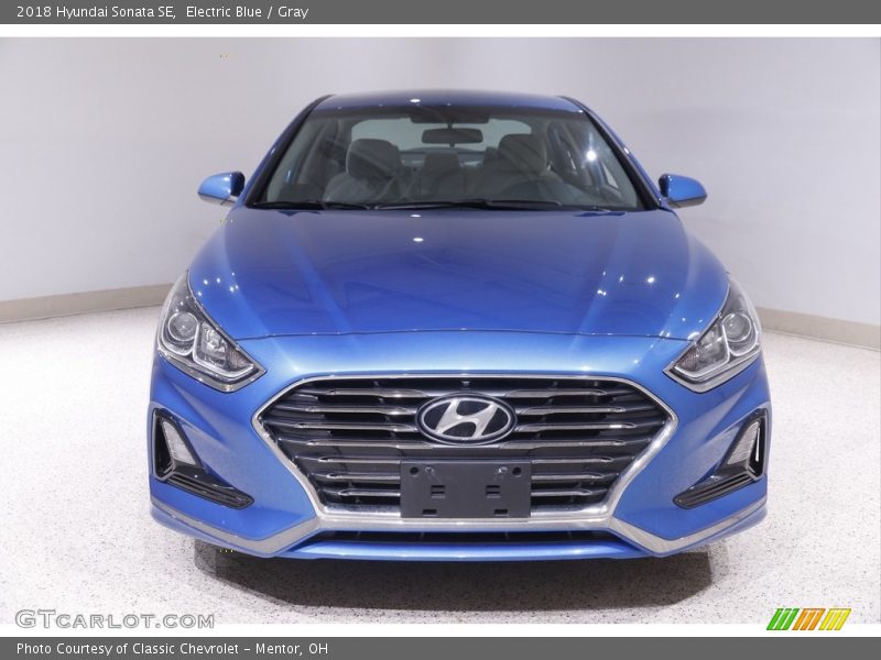Electric Blue / Gray 2018 Hyundai Sonata SE