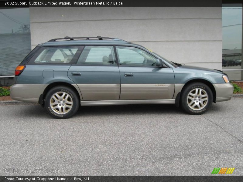 Wintergreen Metallic / Beige 2002 Subaru Outback Limited Wagon