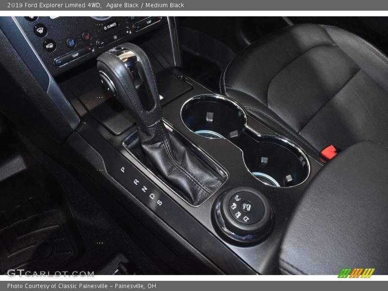Agate Black / Medium Black 2019 Ford Explorer Limited 4WD