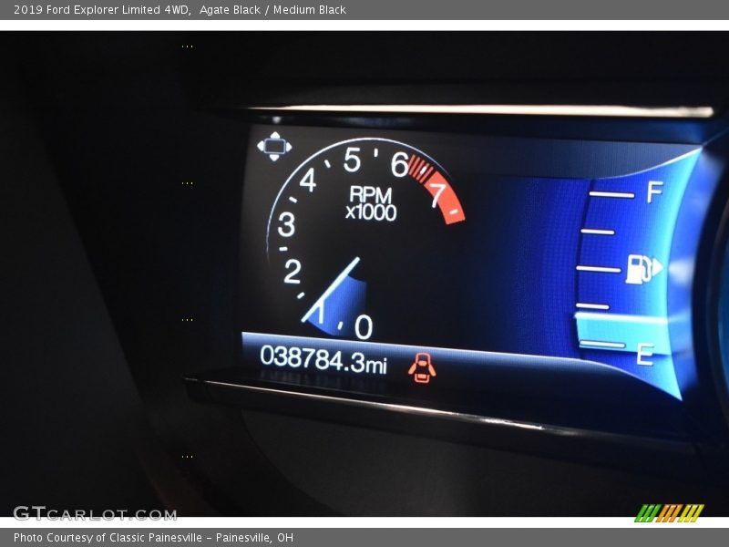 Agate Black / Medium Black 2019 Ford Explorer Limited 4WD