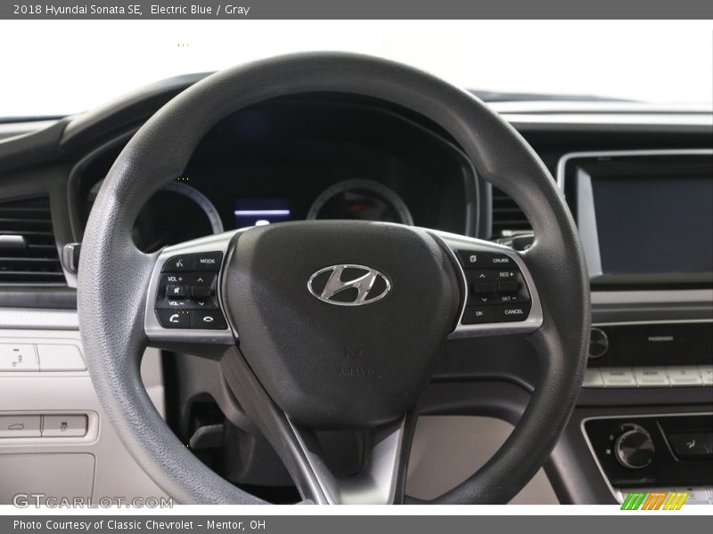 Electric Blue / Gray 2018 Hyundai Sonata SE