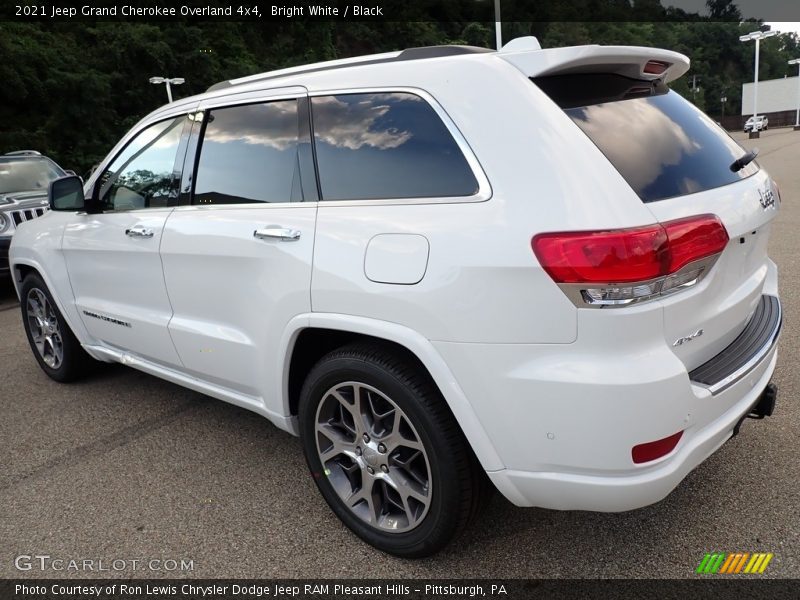 Bright White / Black 2021 Jeep Grand Cherokee Overland 4x4