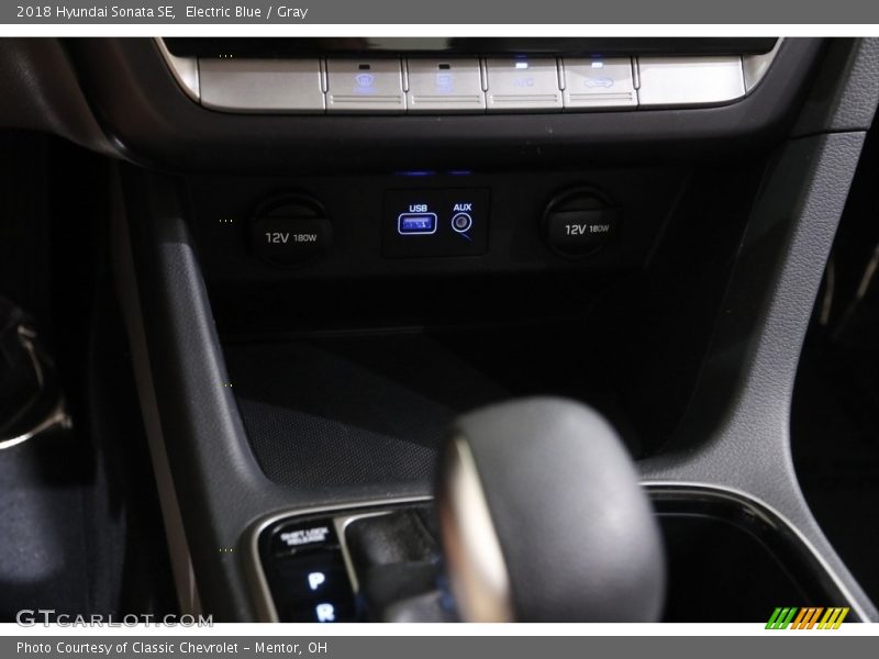 Electric Blue / Gray 2018 Hyundai Sonata SE