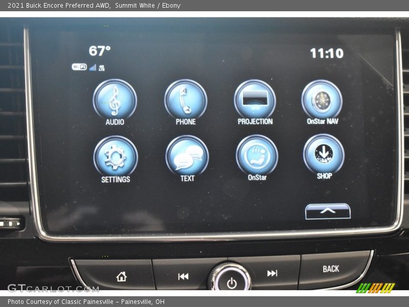 Summit White / Ebony 2021 Buick Encore Preferred AWD