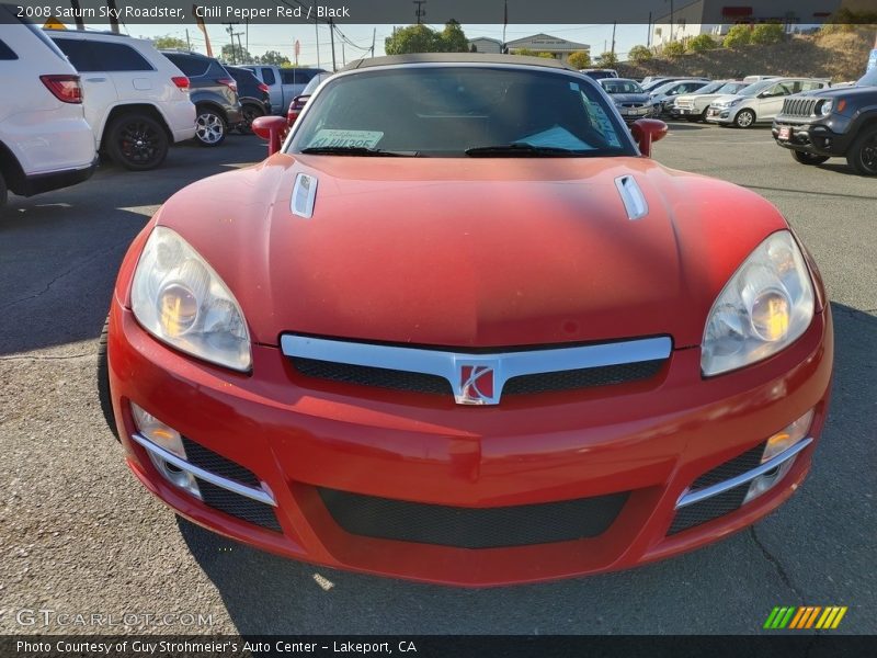 Chili Pepper Red / Black 2008 Saturn Sky Roadster