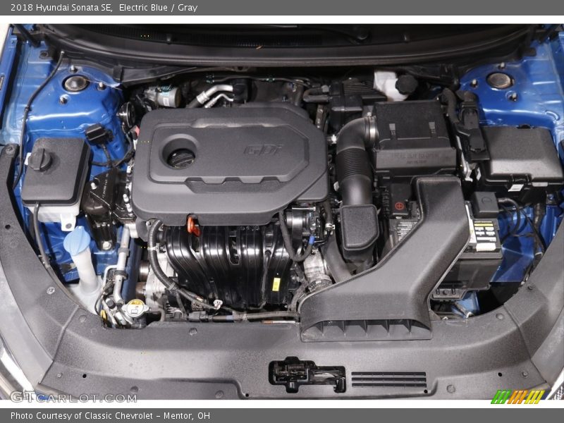 Electric Blue / Gray 2018 Hyundai Sonata SE
