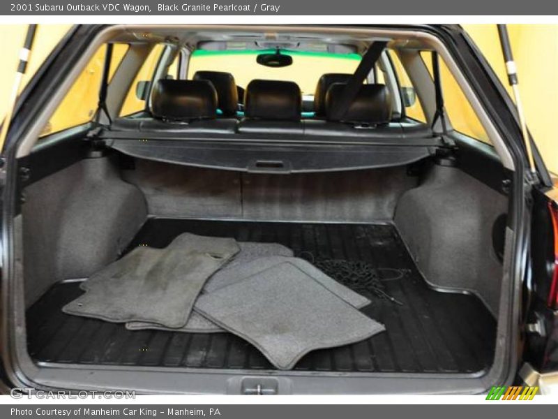 Black Granite Pearlcoat / Gray 2001 Subaru Outback VDC Wagon