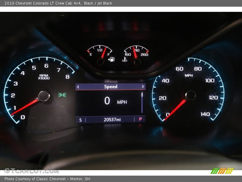 Black / Jet Black 2019 Chevrolet Colorado LT Crew Cab 4x4