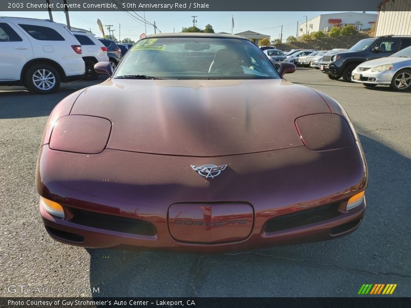 50th Anniversary Red / Shale 2003 Chevrolet Corvette Convertible