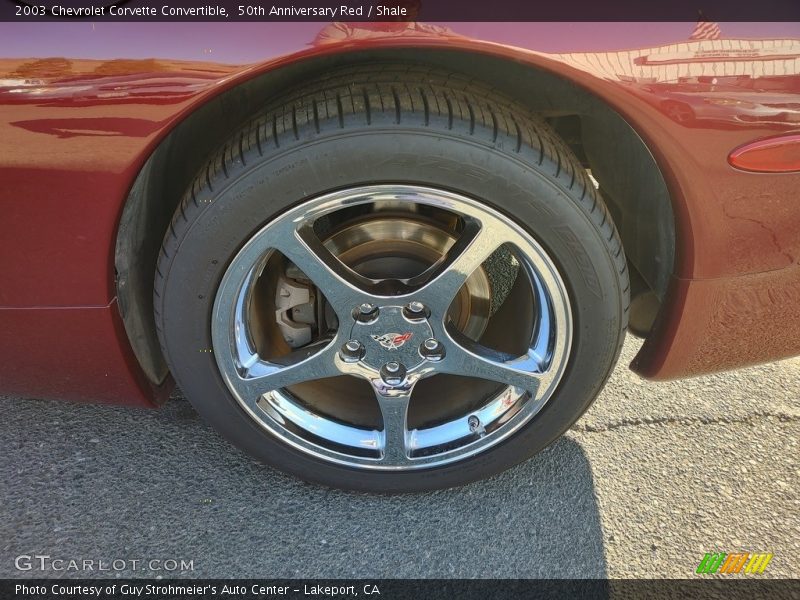 50th Anniversary Red / Shale 2003 Chevrolet Corvette Convertible