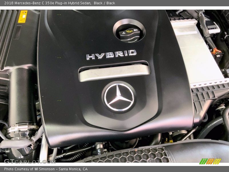 Black / Black 2018 Mercedes-Benz C 350e Plug-in Hybrid Sedan