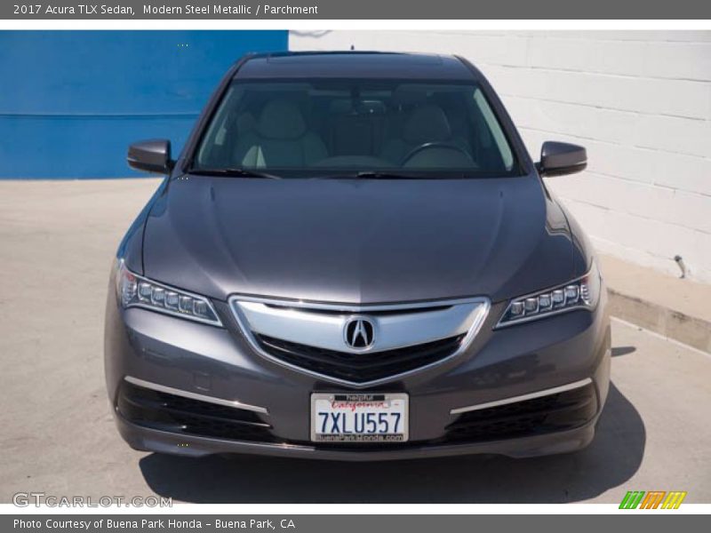 Modern Steel Metallic / Parchment 2017 Acura TLX Sedan