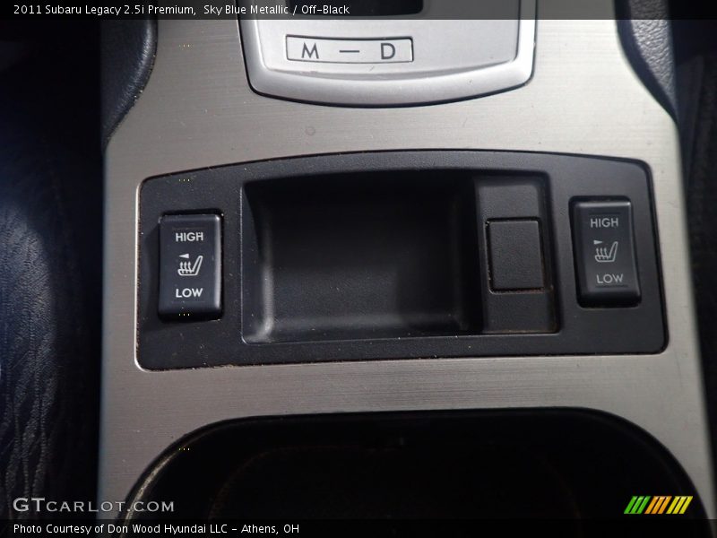 Sky Blue Metallic / Off-Black 2011 Subaru Legacy 2.5i Premium
