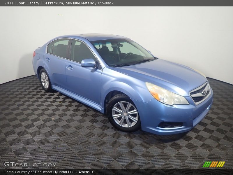 Sky Blue Metallic / Off-Black 2011 Subaru Legacy 2.5i Premium