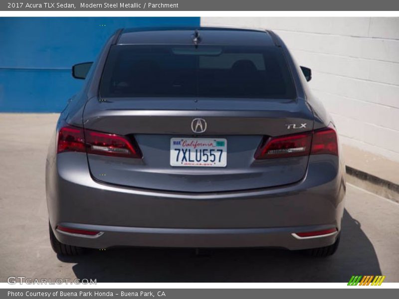 Modern Steel Metallic / Parchment 2017 Acura TLX Sedan