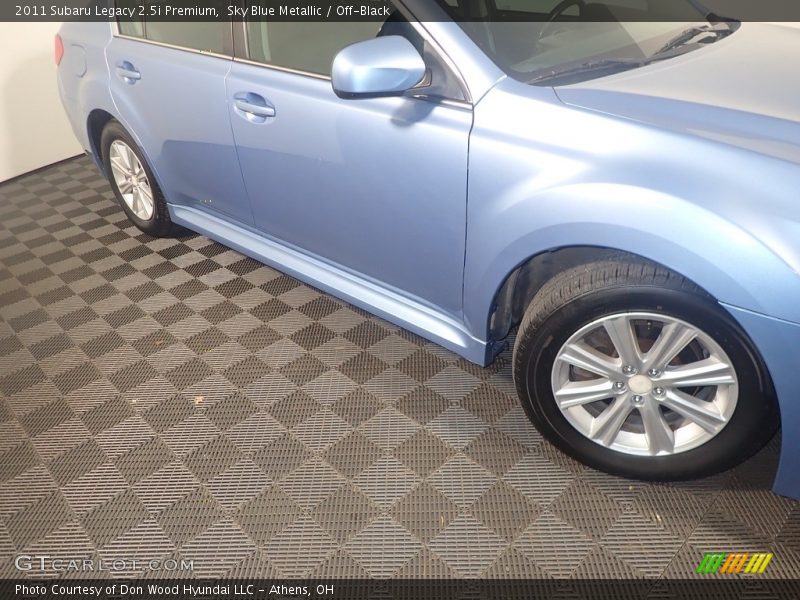 Sky Blue Metallic / Off-Black 2011 Subaru Legacy 2.5i Premium