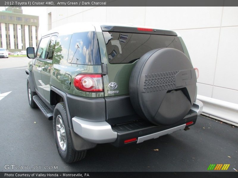 Army Green / Dark Charcoal 2012 Toyota FJ Cruiser 4WD
