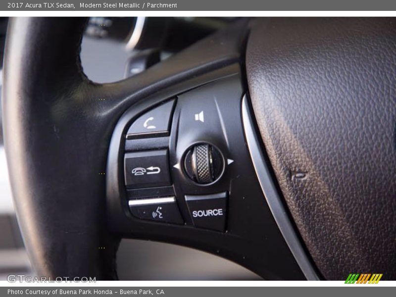 Modern Steel Metallic / Parchment 2017 Acura TLX Sedan