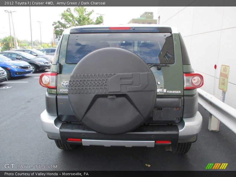 Army Green / Dark Charcoal 2012 Toyota FJ Cruiser 4WD
