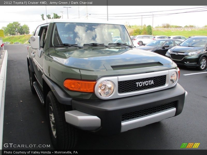 Army Green / Dark Charcoal 2012 Toyota FJ Cruiser 4WD