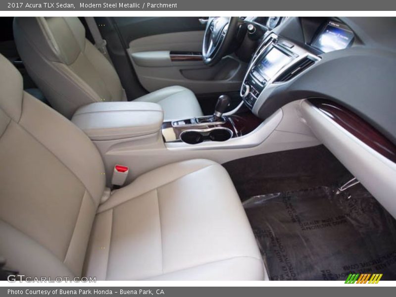 Modern Steel Metallic / Parchment 2017 Acura TLX Sedan
