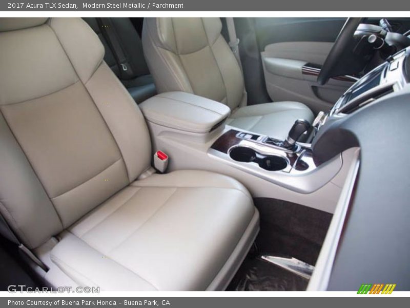 Modern Steel Metallic / Parchment 2017 Acura TLX Sedan
