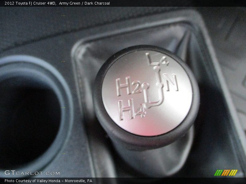 Army Green / Dark Charcoal 2012 Toyota FJ Cruiser 4WD