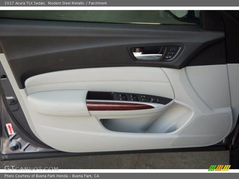 Modern Steel Metallic / Parchment 2017 Acura TLX Sedan