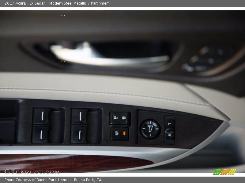 Modern Steel Metallic / Parchment 2017 Acura TLX Sedan