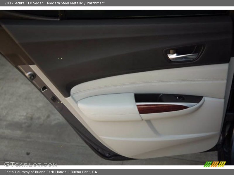 Modern Steel Metallic / Parchment 2017 Acura TLX Sedan